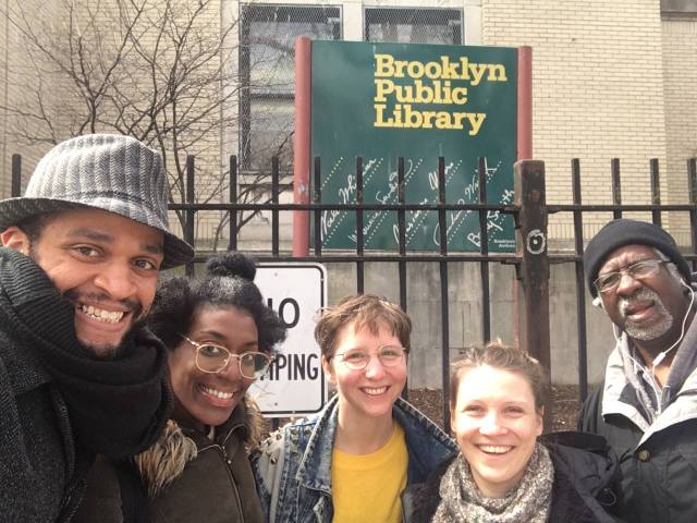 the space between the letters